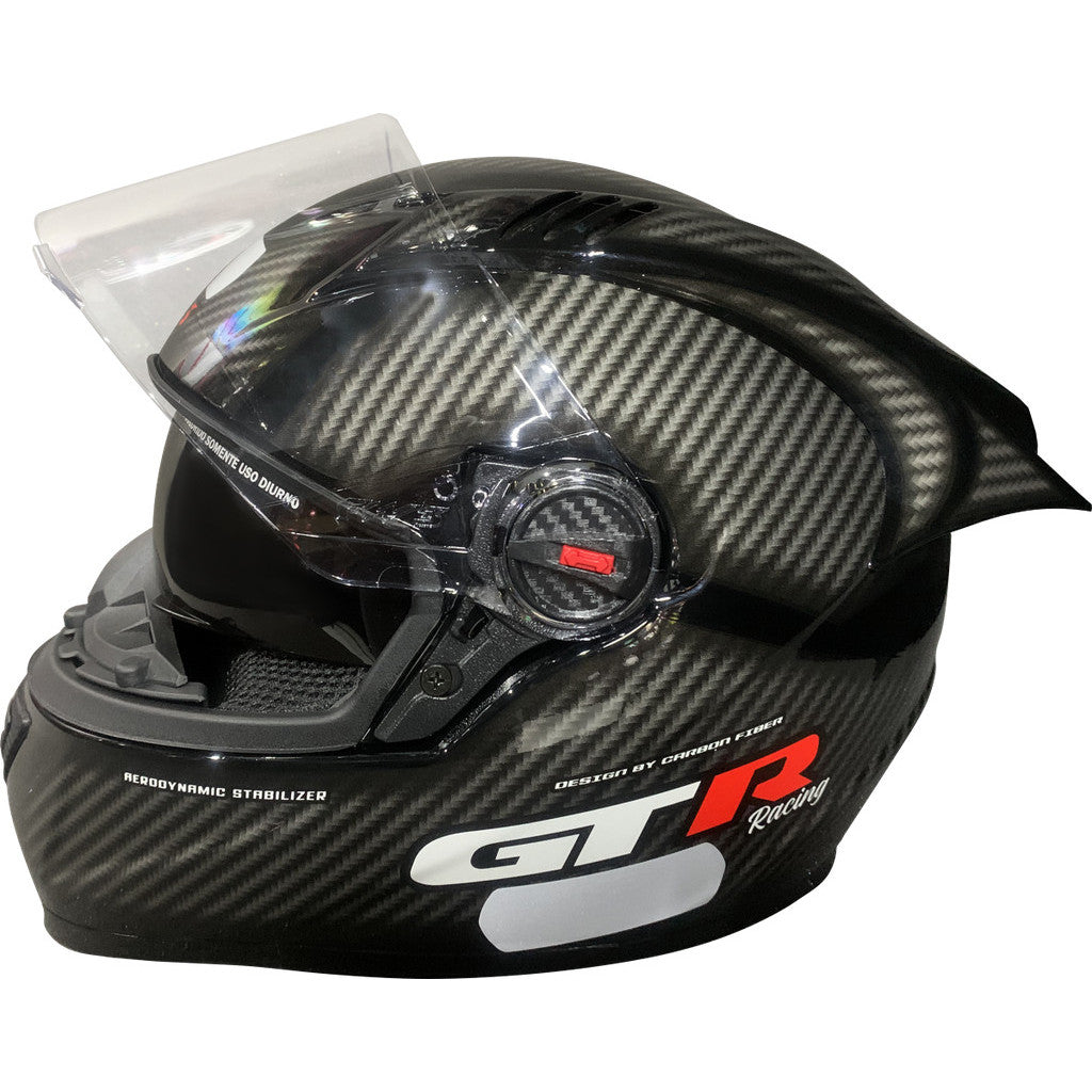 Capacete Fechado FW3 GT Racing Bolt Design Com Narigueira Esportivo