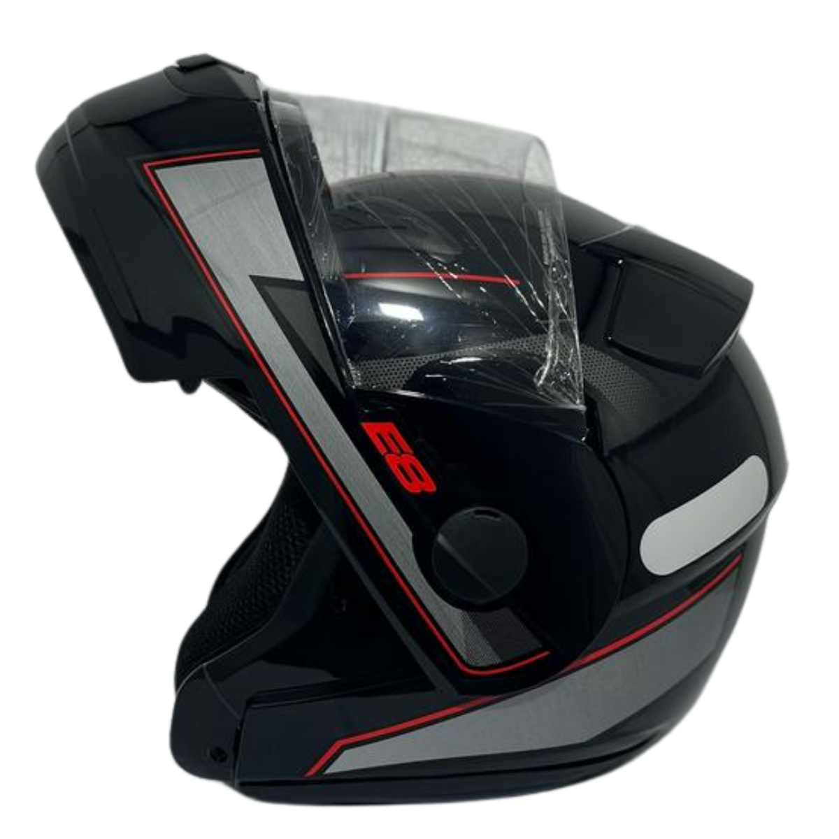 Capacete EBF Moto Articulado E8 Velocity Escamoteavel