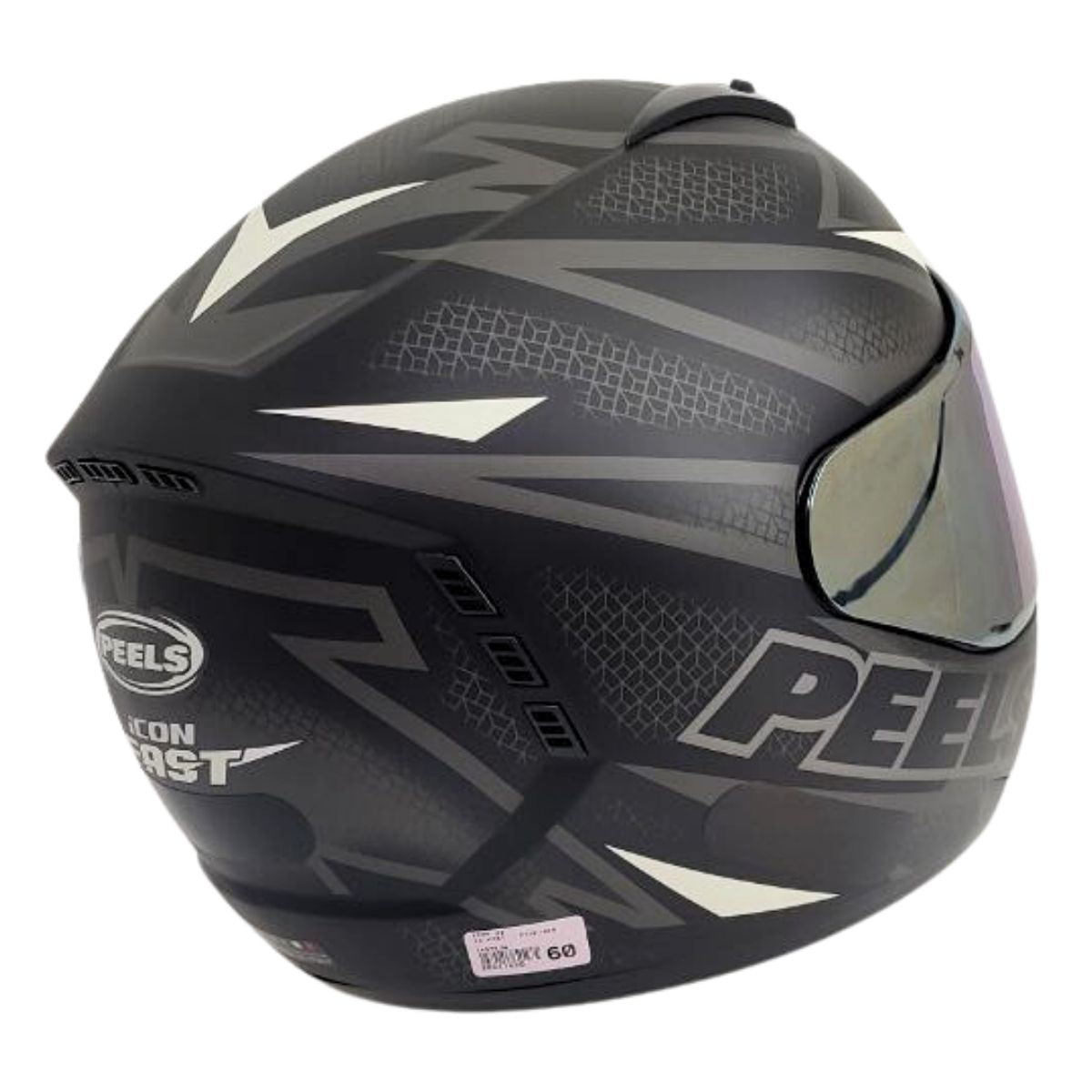 Kit Capacete Fechado Moto Peels Icon Fast + Vis Metalizada