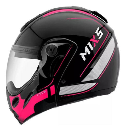 Capacete Escamoteável Mixs Captiva Street Rider Com Óculos