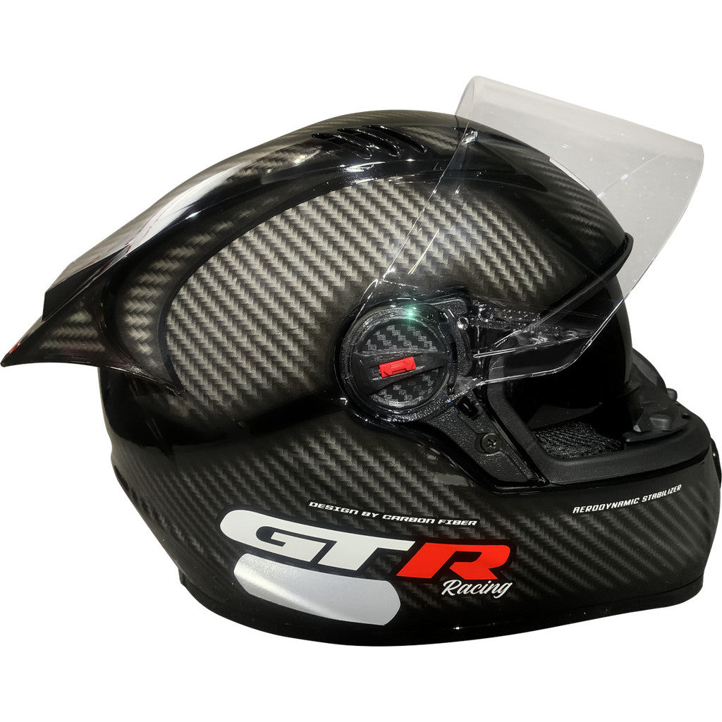 Capacete Fechado FW3 GT Racing Bolt Design Com Narigueira Esportivo