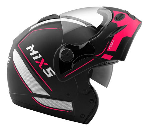 Capacete Escamoteável Mixs Captiva Street Rider Com Óculos