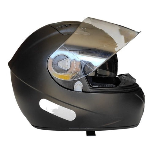 Capacete Moto Ebf Xtroy Com Óculos Interno Fumê + Narigueira