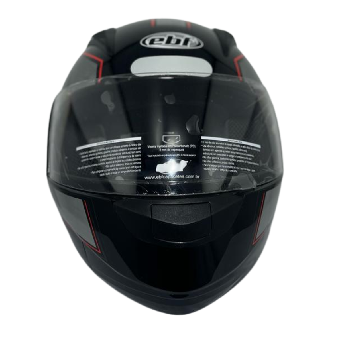 Capacete EBF Moto Articulado E8 Velocity Escamoteavel