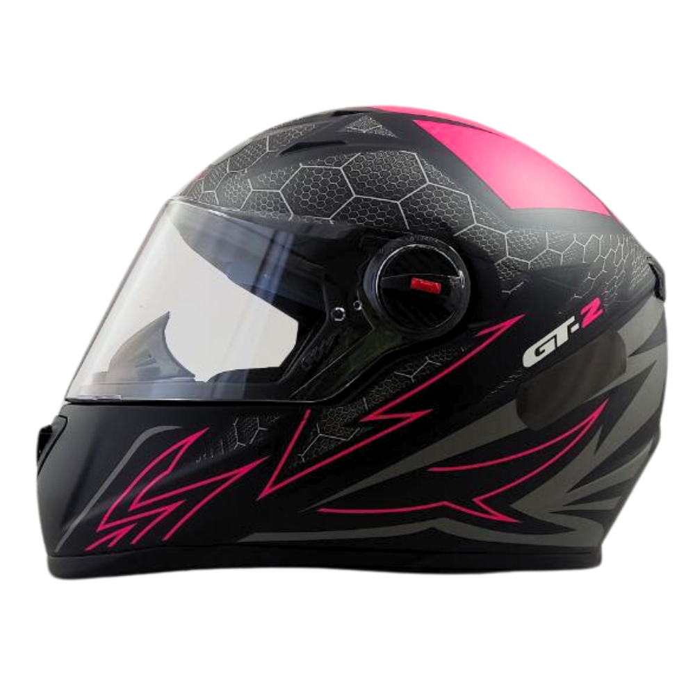 Kit Capacete Moto Fw3 Gt2 Com Narigueira + Viseira Fumê