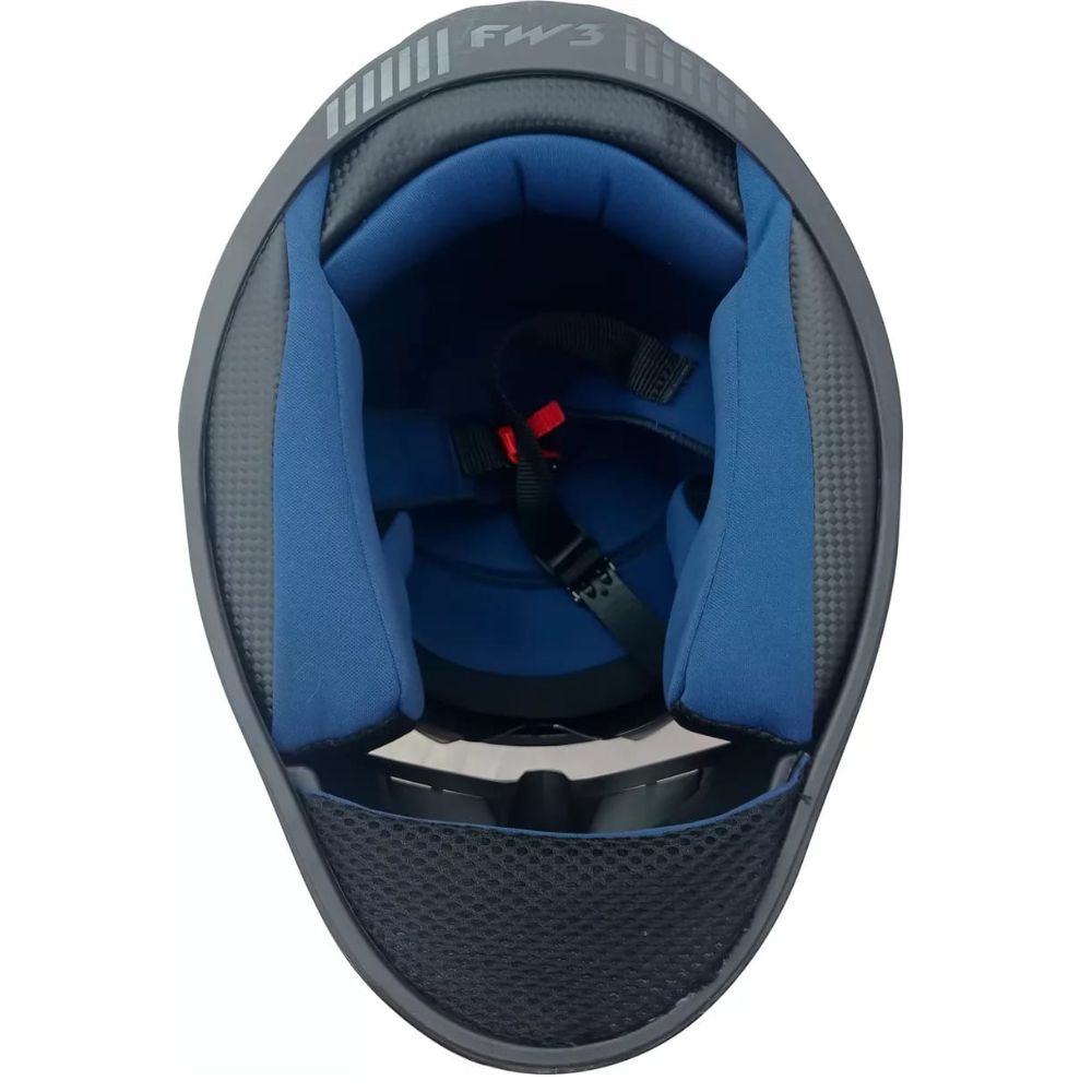 Capacete FW3 GT Racing Bolt Design Com Narigueira