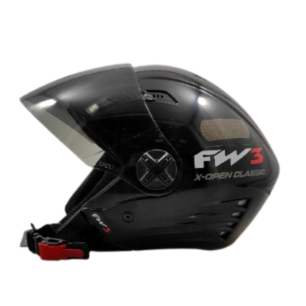 Capacete Aberto Fw3 X Open Com Viseira Fumê E Inmetro