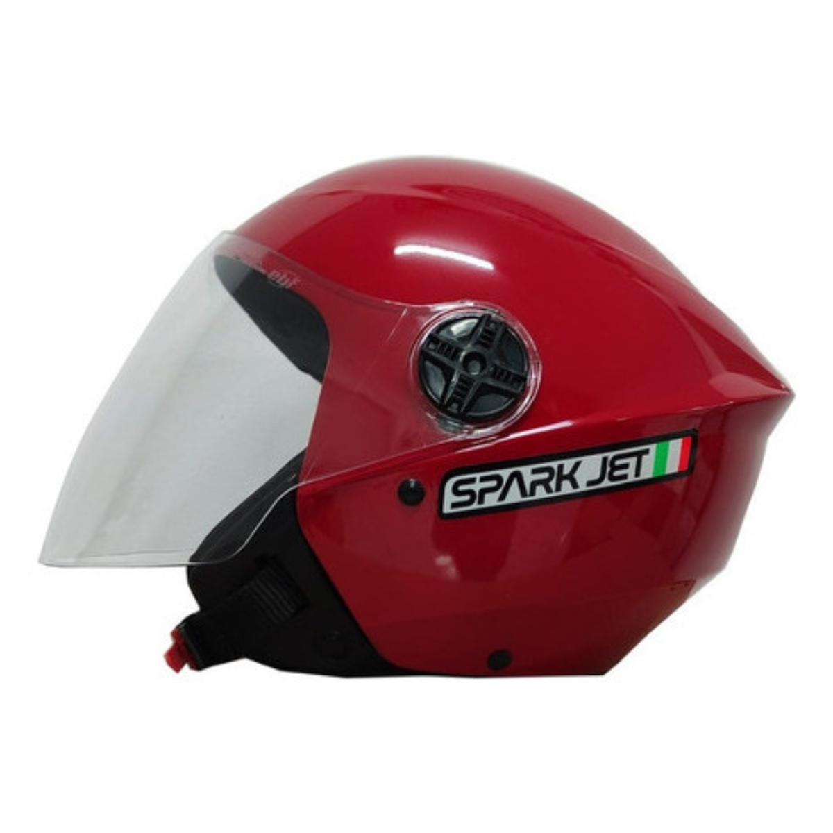 KIT Capacete Moto Ebf Spark Jet Aberto + Viseira Camaleão