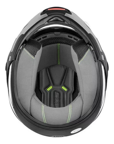 Capacete Escamoteável Mixs Captiva Street Rider Com Óculos