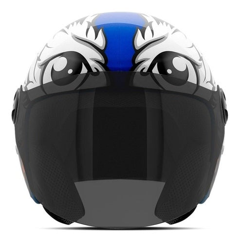 Capacete Aberto New Liberty Three Coyote Gp 88 Viseira Fumê