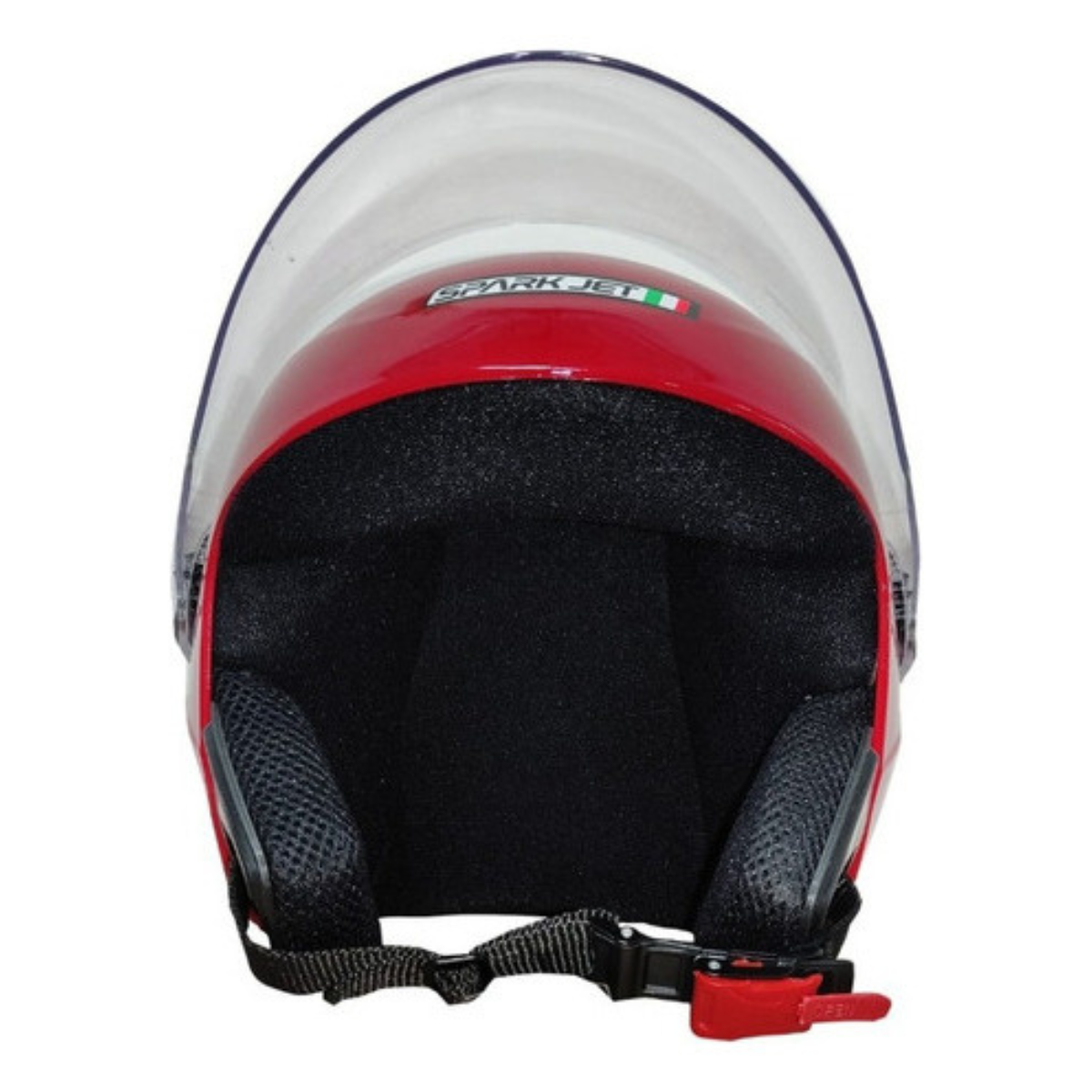 KIT Capacete Moto Ebf Spark Jet Aberto + Viseira Camaleão