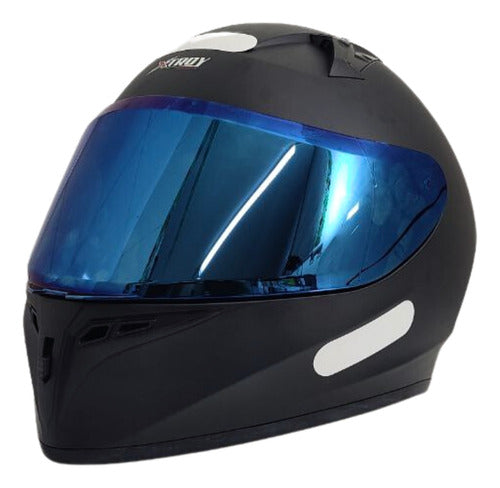 Kit Capacete Xtroy Esportivo Com Narigueira + Vis Camaleão