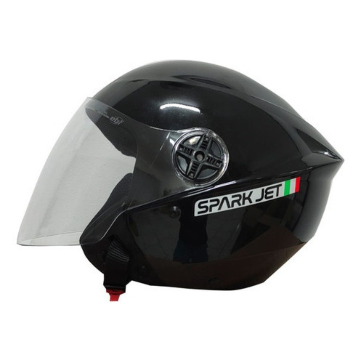 KIT Capacete Moto Ebf Spark Jet Aberto + Viseira Camaleão