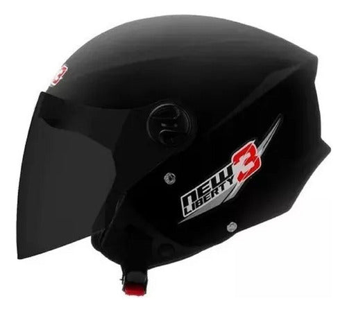Capacete Aberto Pro Tork New Liberty 3 Three Viseira Fumê
