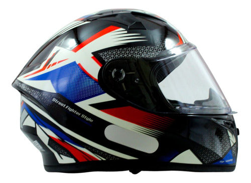 Kit Capacete Xtroy Esportivo Com Narigueira + Vis Camaleão