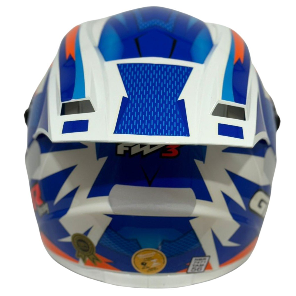 Capacete FW3 GT Racing Bolt Design Com Narigueira