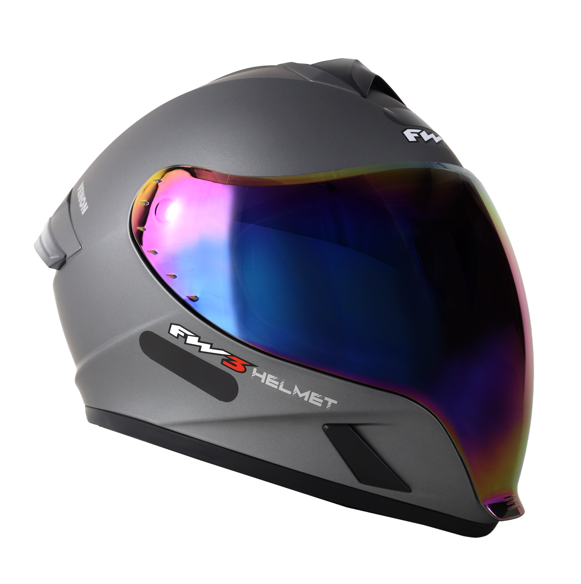 Capacete Moto Esportivo Fw3 Venon Óculos Solar Interno Mega Lopes