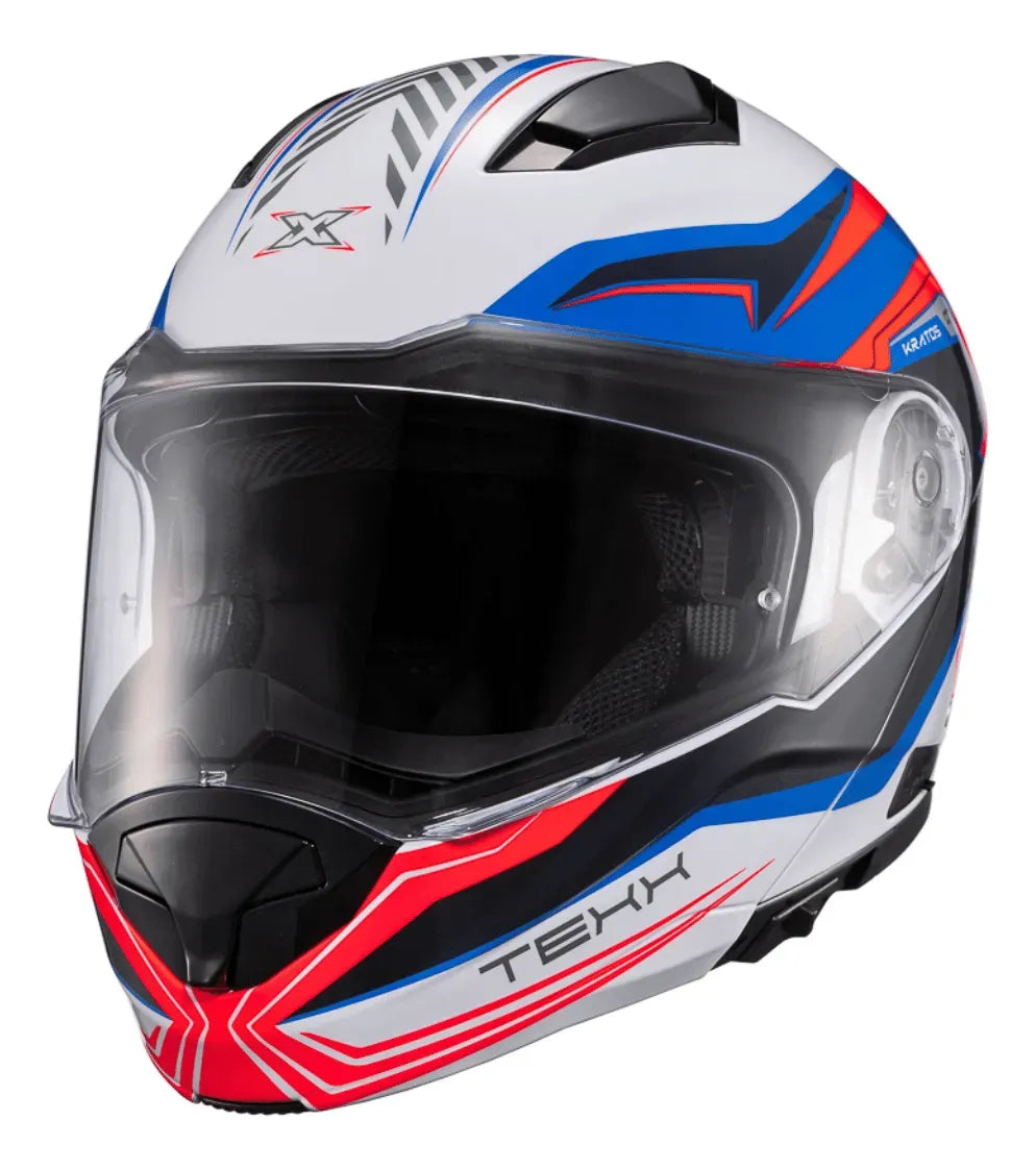 Capacete Escamoteavel Texx Gladiator V3 Kratos C/ Óculos Fumê