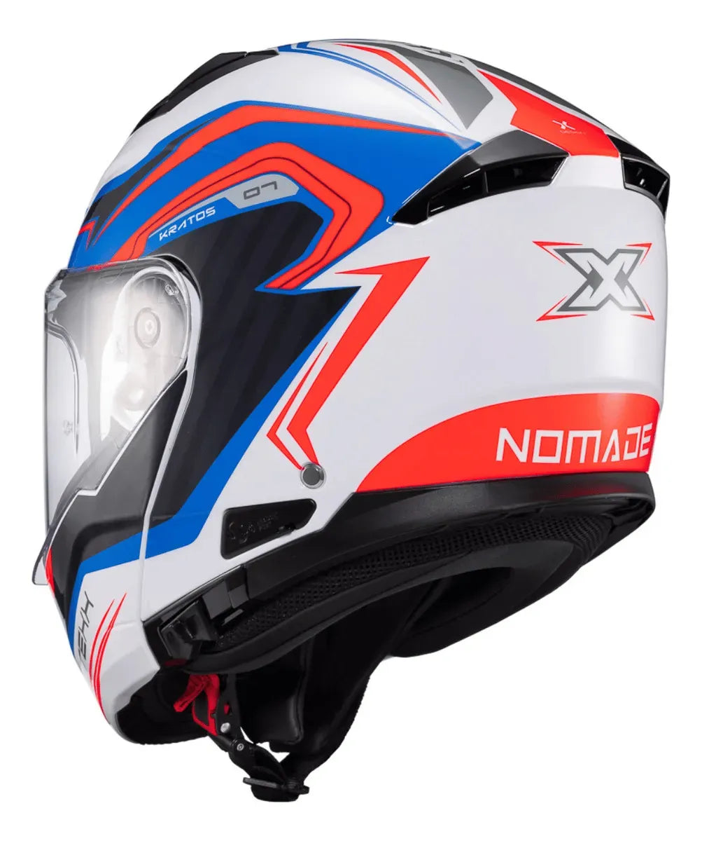 Capacete Escamoteavel Texx Gladiator V3 Kratos C/ Óculos Fumê