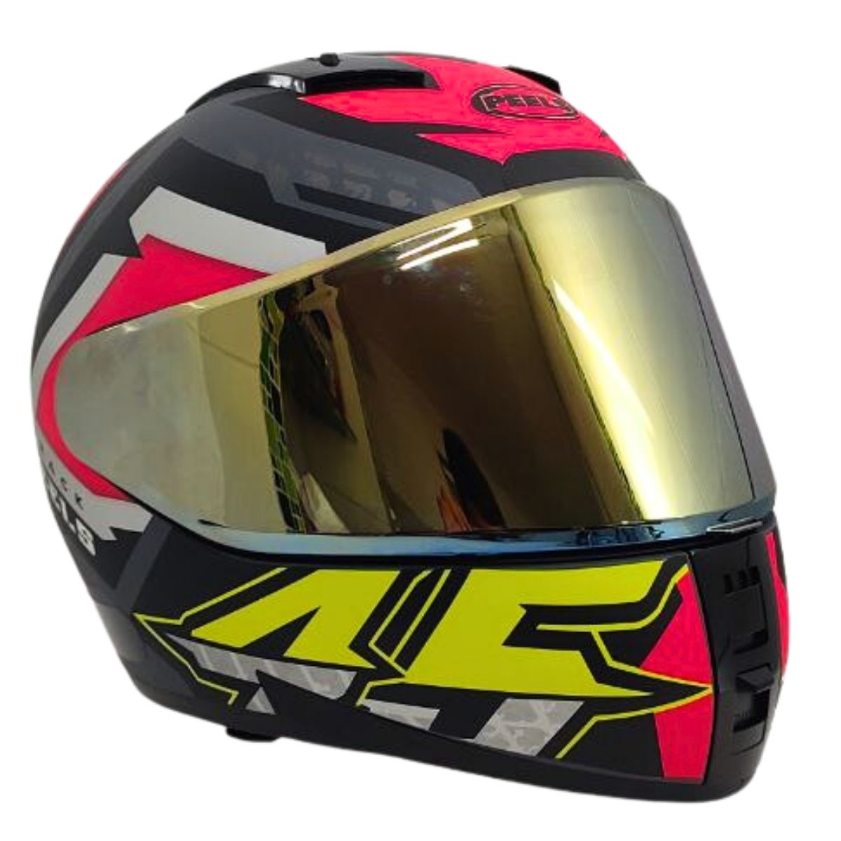 Kit Capacete Fechado Moto Peels Icon Fast + Viseira Dourada