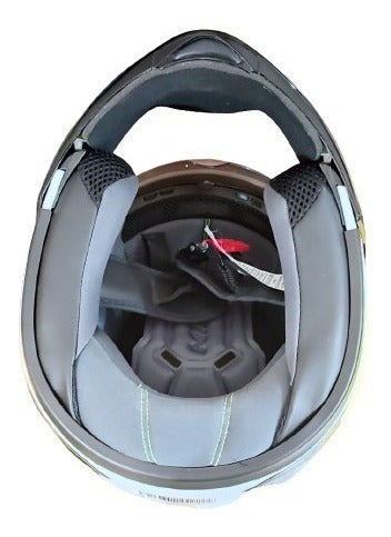 Capacete Escamoteável Mixs Captiva Street Rider Com Óculos