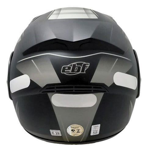 Capacete Articulado Ebf New E8 Robocop Escamoteável + Cores