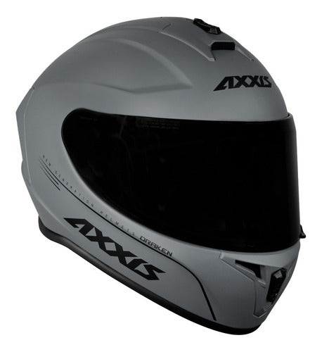 Capacete Axxis Draken Monocolor Preto Fosco Lançamento + Nf