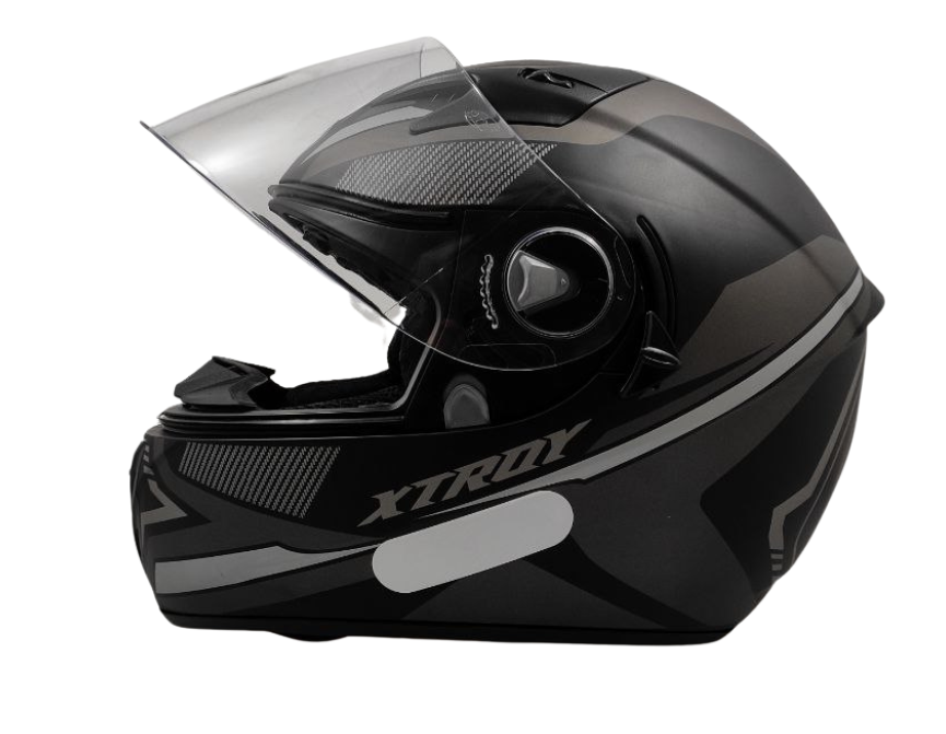 Capacete Moto Ebf Xtroy Com Óculos Interno Fumê + Narigueira