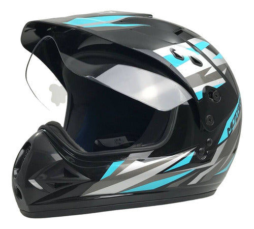 Capacete Ebf Motard New Street Moto Cross Fechado