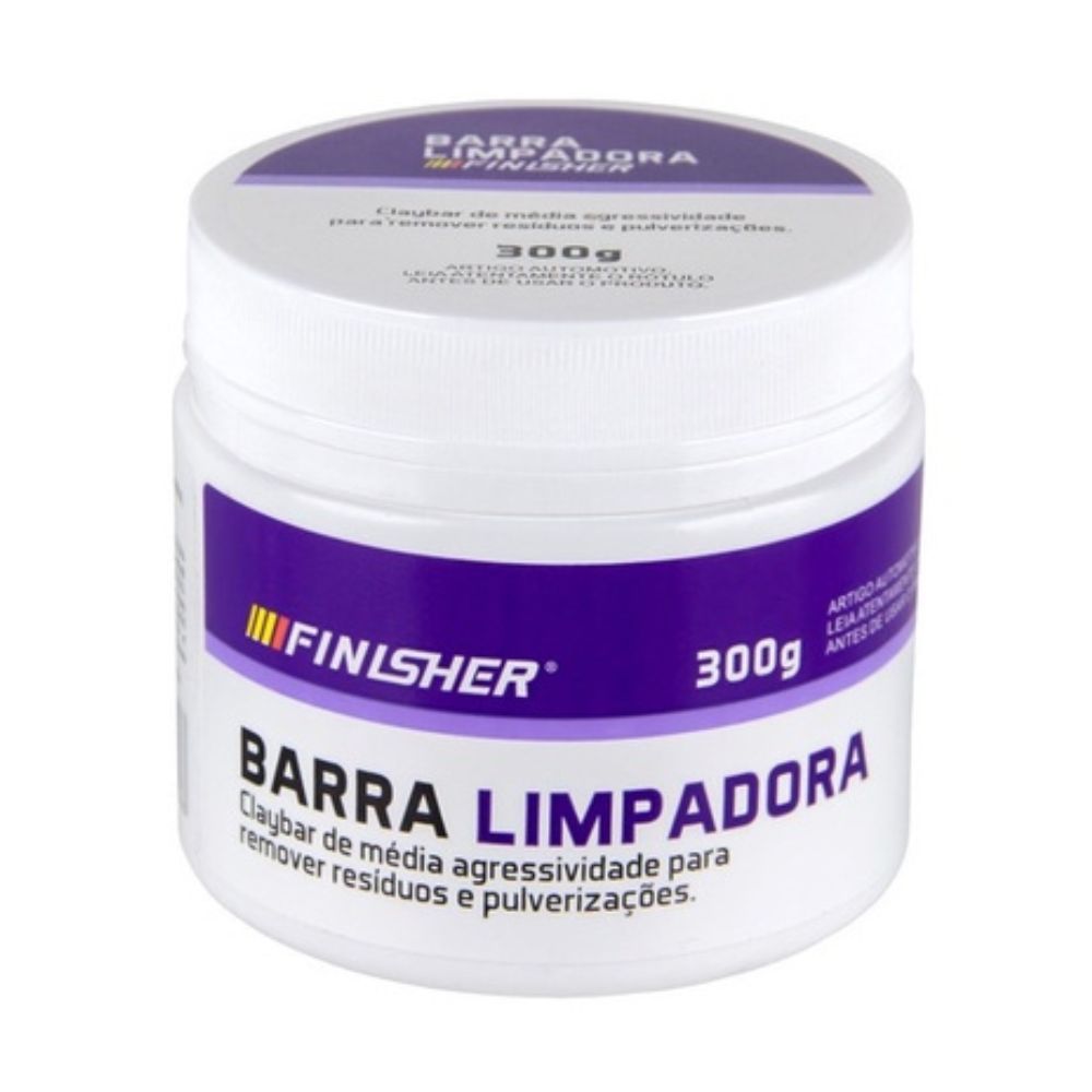 Clay Bar Descontaminante + Lubrificante Clay Bar 1l Finisher