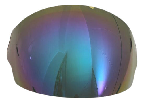 Viseira Polarizada Espelhada Capacete Abreto New 3 Spark Jet