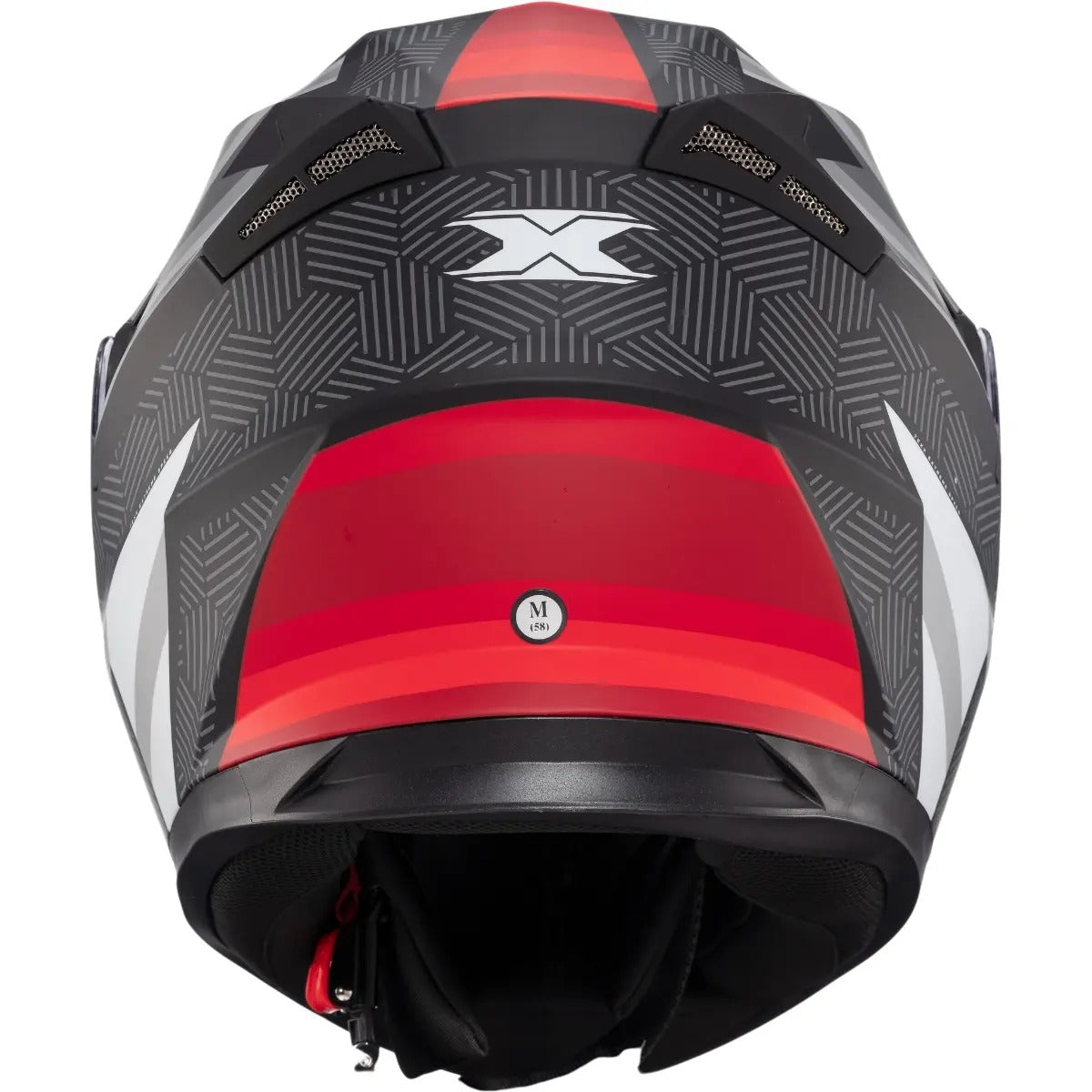 Capacete Texx Strike Trento Vermelho Brilho Moto Fechado