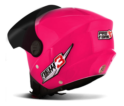 Capacete Aberto Pro Tork New Liberty 3 Three Viseira Fumê