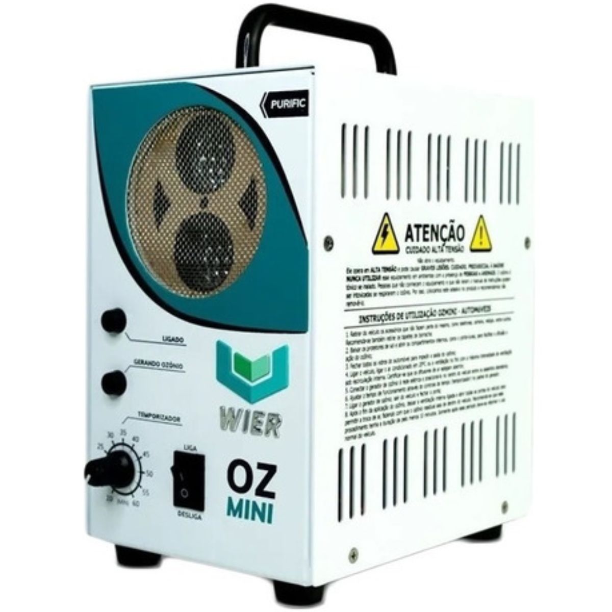 Gerador De Ozônio Wier Profissional Oxi-sanitização Veicular