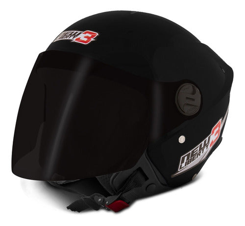 Capacete Aberto Pro Tork New Liberty 3 Three Viseira Fumê