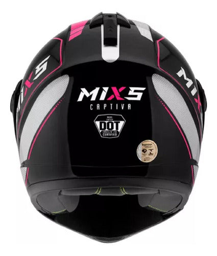 Capacete Escamoteável Mixs Captiva Street Rider Com Óculos