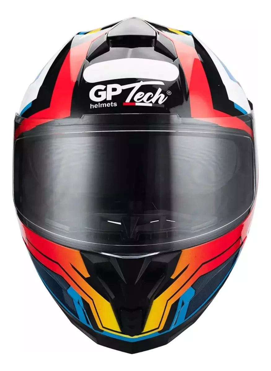 Capacete GP Tech Ultra SV Fusion Flag Óculos Interno Fume Viseira Solar
