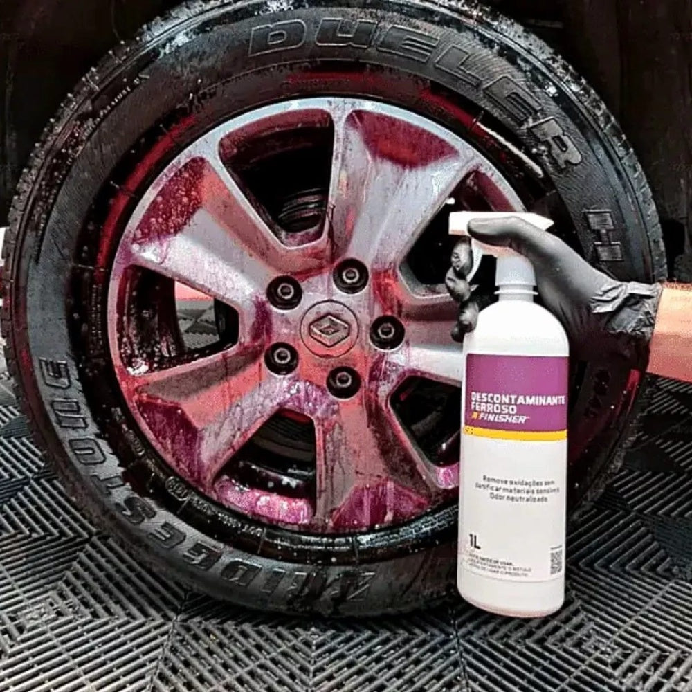 Descontaminante Ferroso Finisher Spray 1l Limpa Rodas Vidro