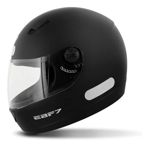 Capacete Moto Ebf 7 Carbon Gt Preto Solid Várias Cores + Nf