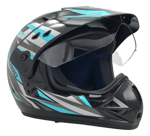 Capacete Ebf Motard New Street Moto Cross Fechado