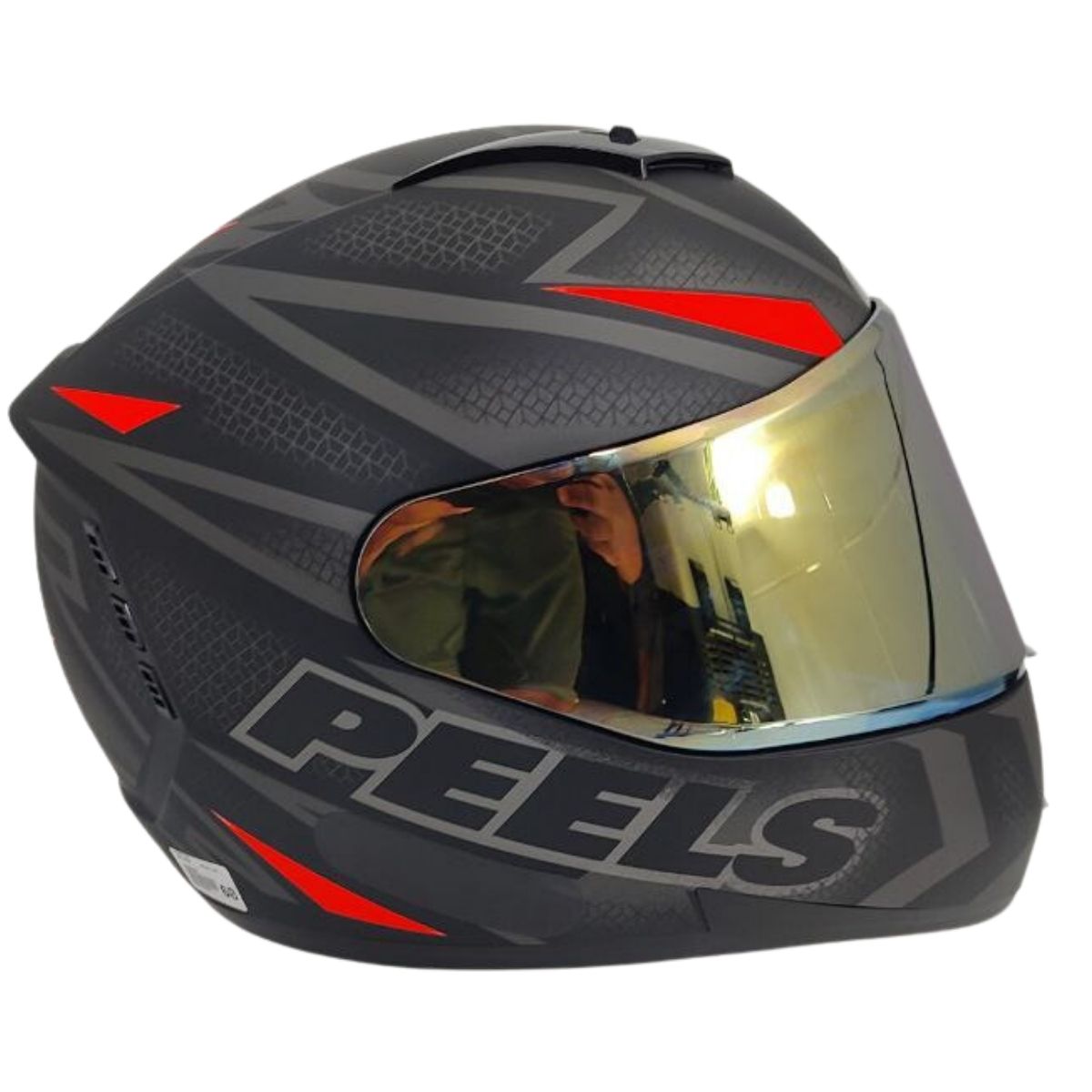 Kit Capacete Fechado Moto Peels Icon Fast + Viseira Dourada