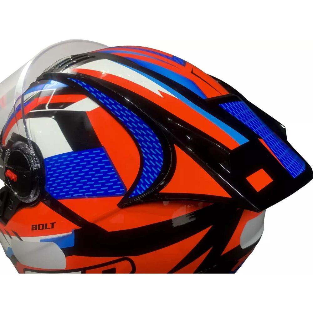 Capacete FW3 GT Racing Bolt Design Com Narigueira