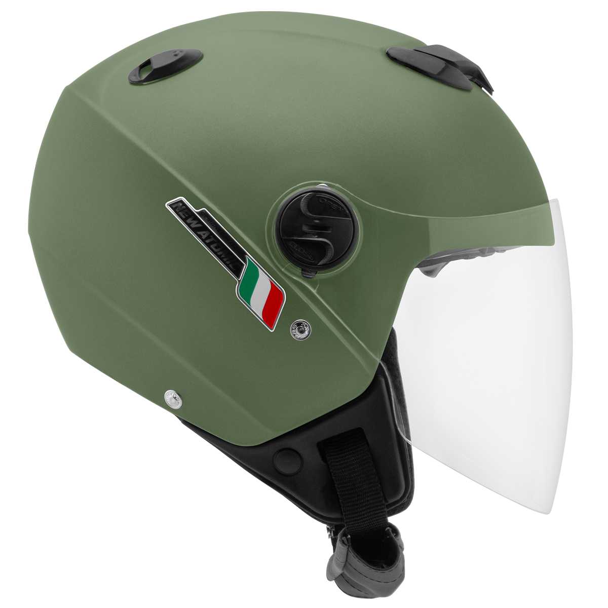 Capacete Aberto Pro Tork New Atomic Elite Viseira Solar Fumê