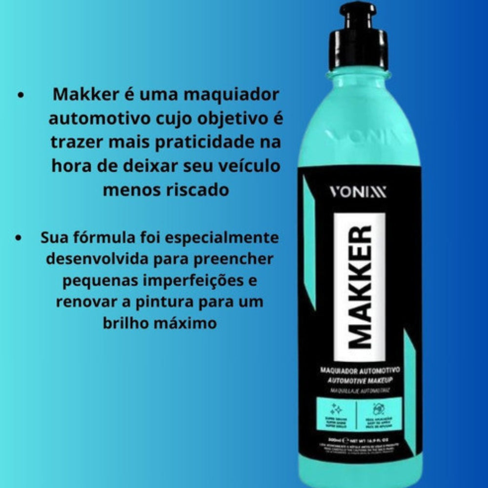 Maquiador Automotivo Renova Pintura Makker Vonixx 500ml