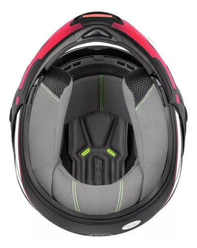 Capacete Escamoteável Mixs Captiva Street Rider Com Óculos