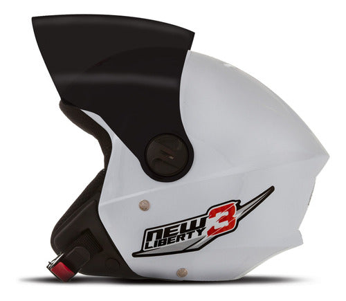 Capacete Aberto Pro Tork New Liberty 3 Three Viseira Fumê