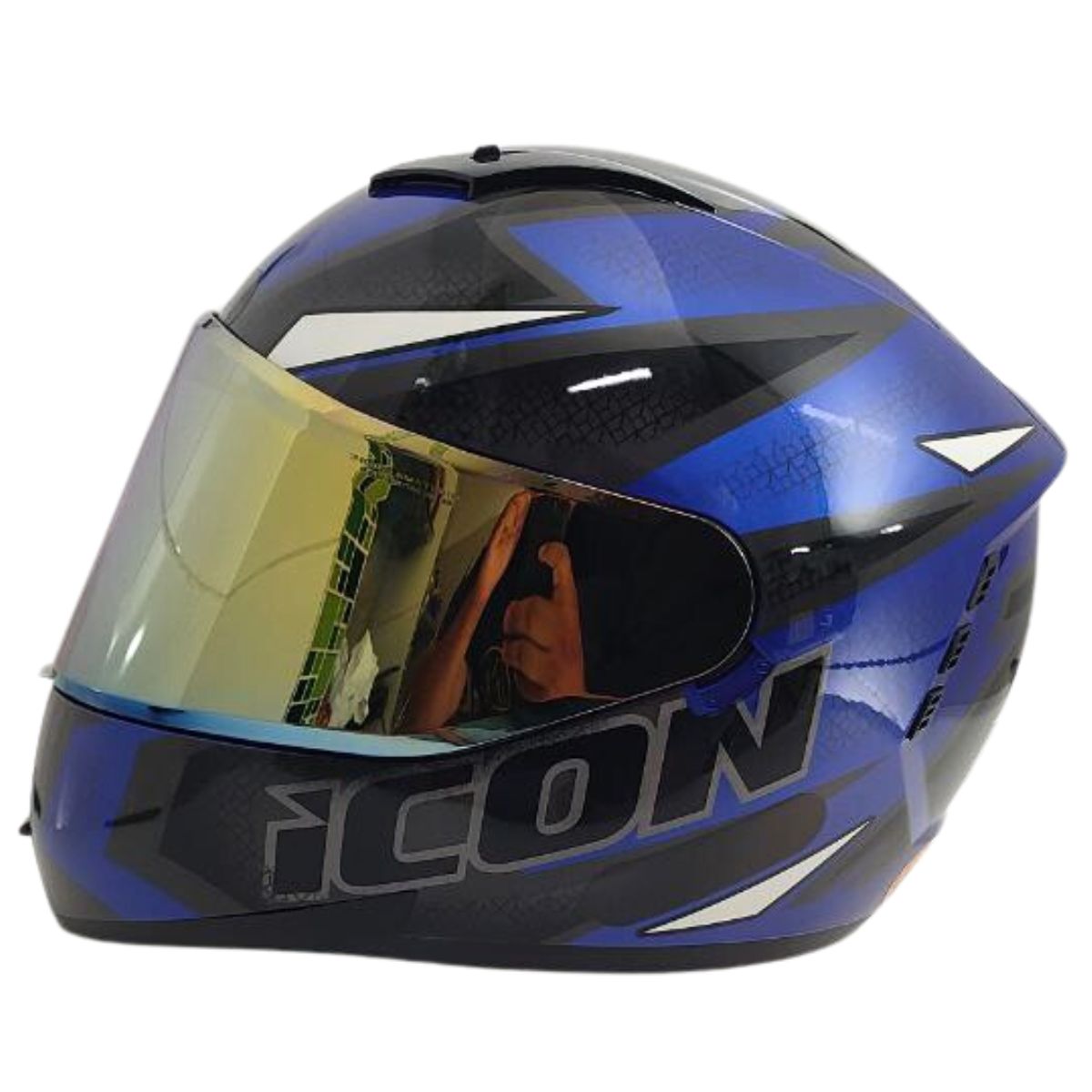 Kit Capacete Fechado Moto Peels Icon Fast + Viseira Dourada
