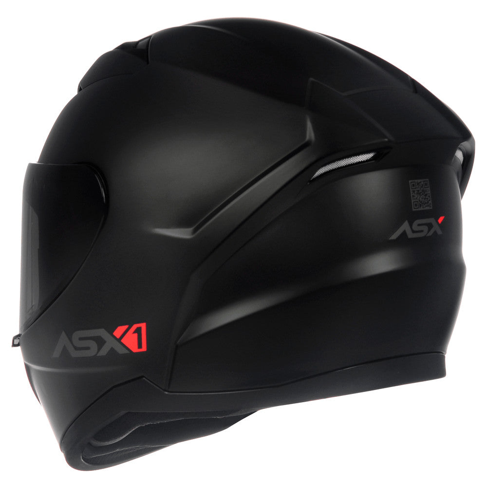 Capacete Moto Fechado ASX City Solid + Viseira Fumê