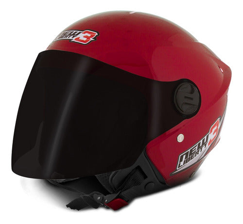 Capacete Aberto Pro Tork New Liberty 3 Three Viseira Fumê