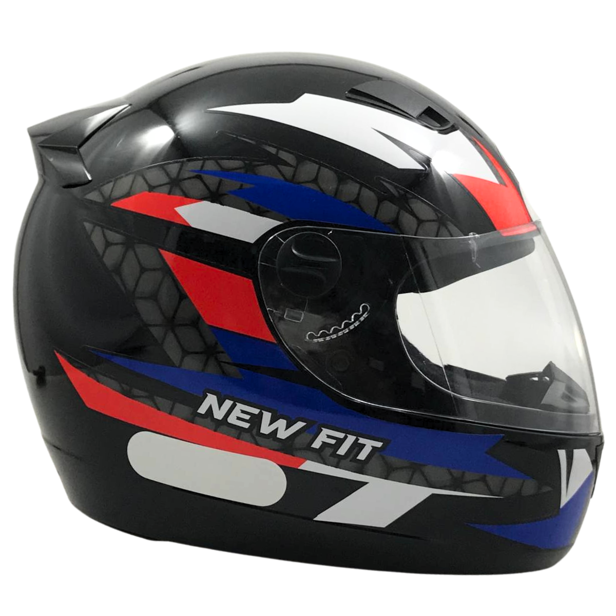 Capacete Moto Ebf New Fit Control Fechado Com Narigueira